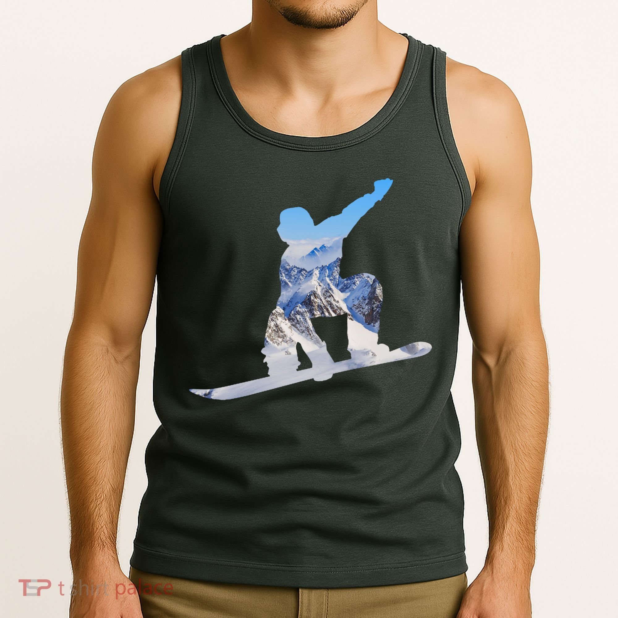 Snow Ski Boarding Sport Tank Top