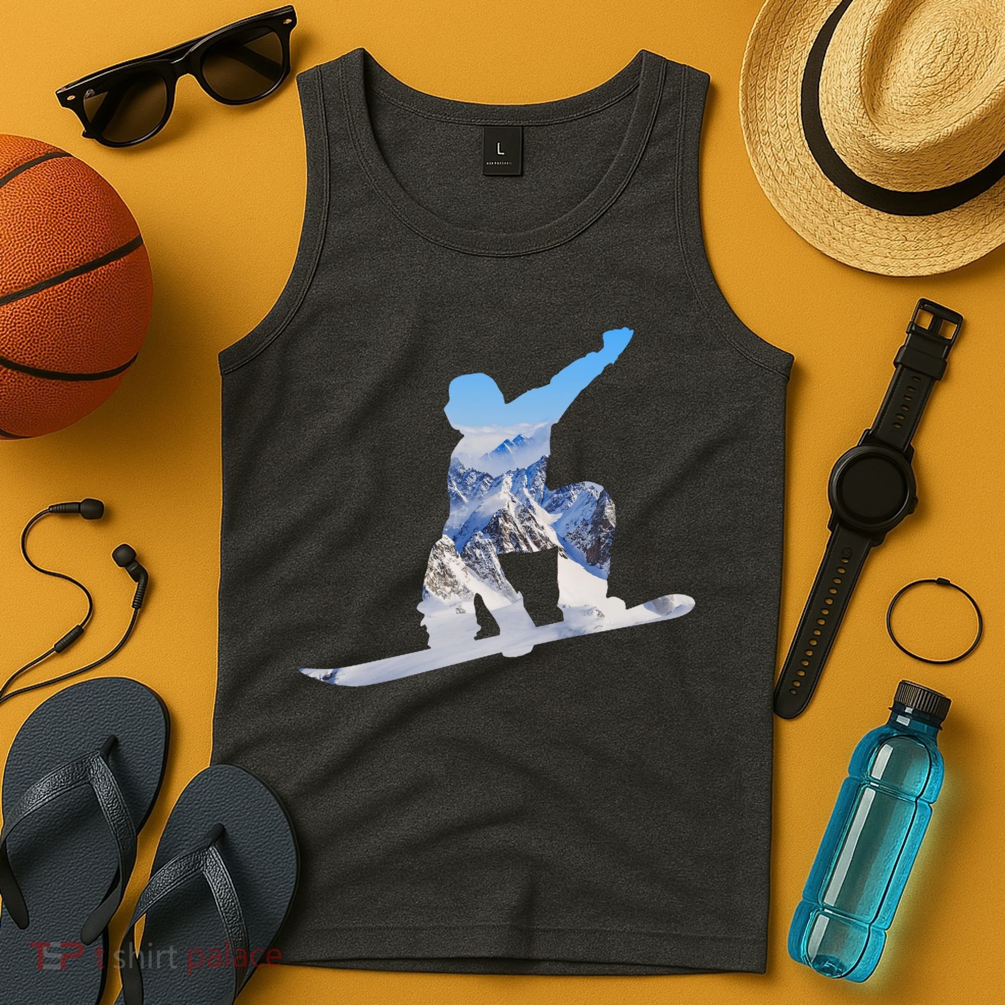 Snow Ski Boarding Sport Tank Top