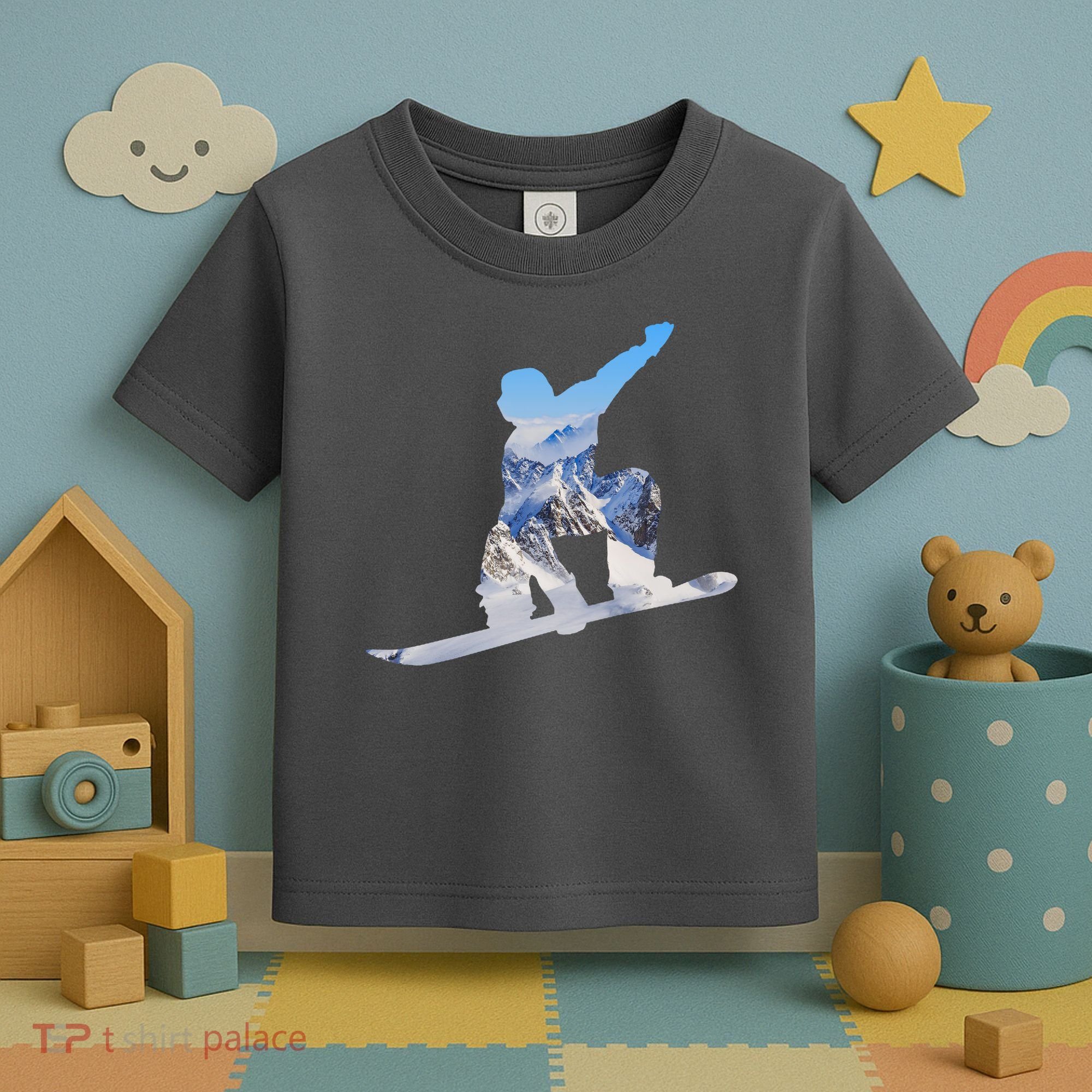 Snow Ski Boarding Sport Toddler T-Shirt