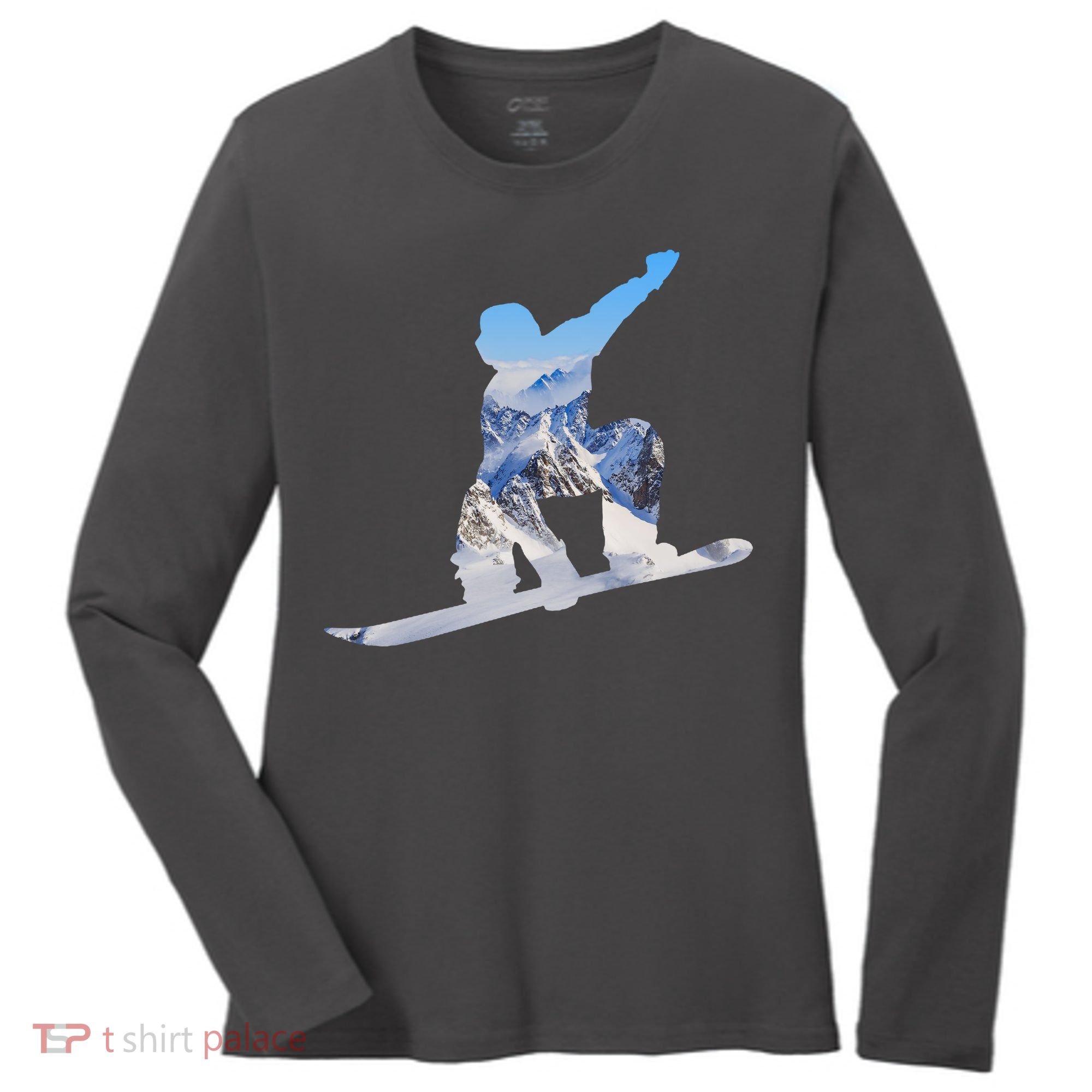 Snow Ski Boarding Sport Women's Long Sleeve Shirt