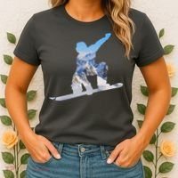 Snow Ski Boarding Sport Women's T-Shirt thumb 2