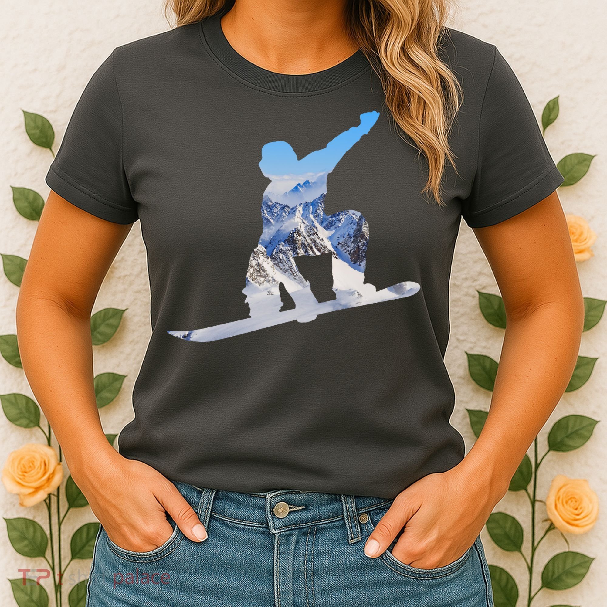 Snow Ski Boarding Sport Women's T-Shirt