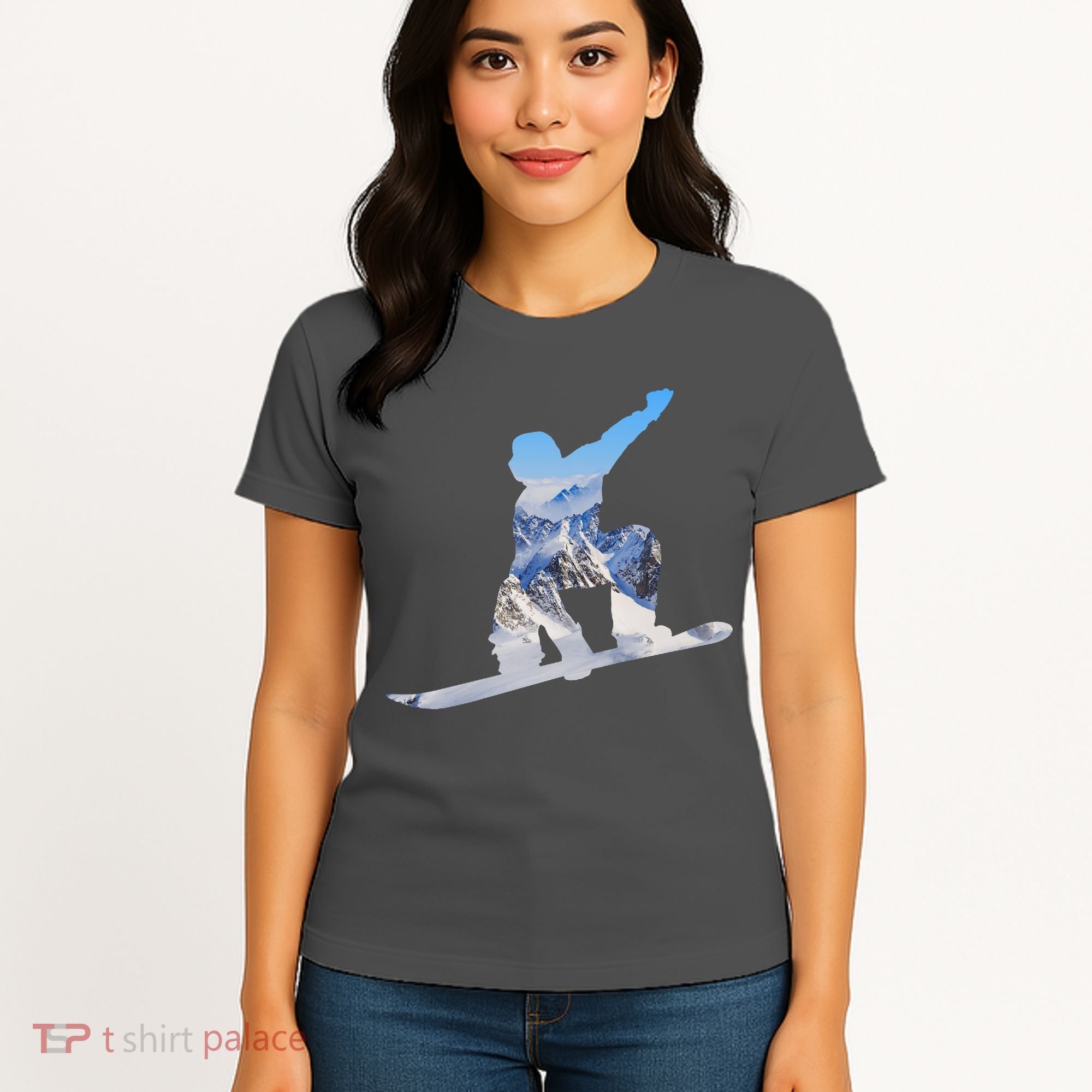 Snow Ski Boarding Sport Women's T-Shirt