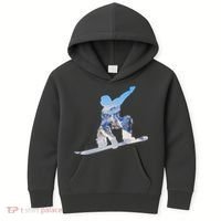 Snow Ski Boarding Sport Kids Hoodie thumb 0