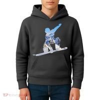Snow Ski Boarding Sport Kids Hoodie thumb 4