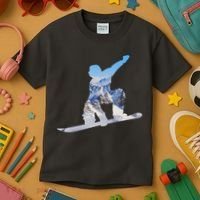 Snow Ski Boarding Sport Kids T-Shirt thumb 3