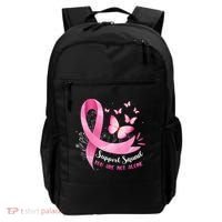 Support Squad Breast Cancer Awareness Pink Ribbon Butterfly Backpack thumb 0