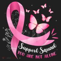 Support Squad Breast Cancer Awareness Pink Ribbon Butterfly Tumbler thumb 3
