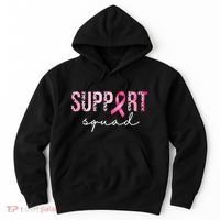 Support Squad Breast Cancer Leopard Ribbon Hoodie thumb 0