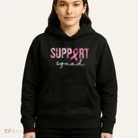 Support Squad Breast Cancer Leopard Ribbon Hoodie thumb 5