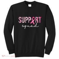 Support Squad Breast Cancer Leopard Ribbon Sweatshirt thumb 0