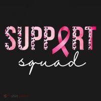 Support Squad Breast Cancer Leopard Ribbon Polo thumb 3