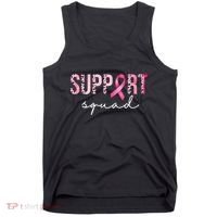 Support Squad Breast Cancer Leopard Ribbon Tank Top thumb 0