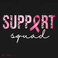 Support Squad Breast Cancer Leopard Ribbon Women's T-Shirt thumb 6