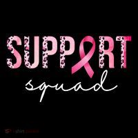 Support Squad Breast Cancer Leopard Ribbon Kids T-Shirt thumb 4