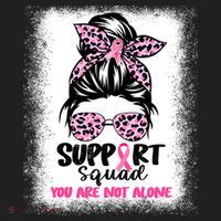 Support Squad Breast Cancer Awareness Women's Sweatshirt thumb 2