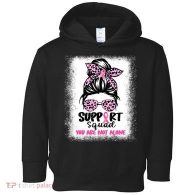 Support Squad Breast Cancer Awareness Toddler Hoodie