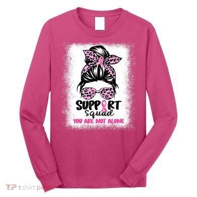 Support Squad Breast Cancer Awareness Long Sleeve Shirt