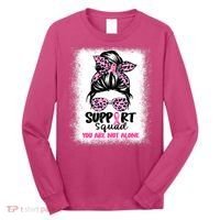 Support Squad Breast Cancer Awareness Long Sleeve Shirt thumb 0