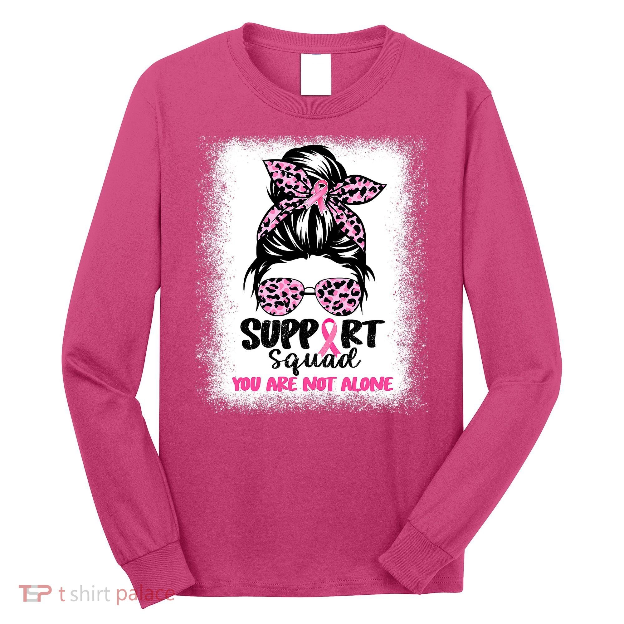 Support Squad Breast Cancer Awareness Long Sleeve Shirt