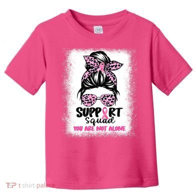 Support Squad Breast Cancer Awareness Toddler T-Shirt