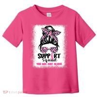 Support Squad Breast Cancer Awareness Toddler T-Shirt thumb 0
