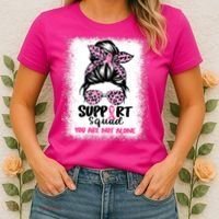 Support Squad Breast Cancer Awareness Women's T-Shirt thumb 2