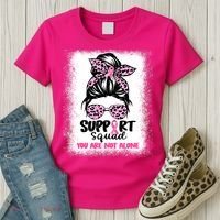 Support Squad Breast Cancer Awareness Women's T-Shirt thumb 3