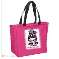 Support Squad Breast Cancer Awareness Tote Bag thumb 2