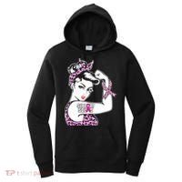 Support Squad Breast Cancer Warrior Pink Ribbon Leopard Women's Hoodie thumb 0