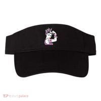 Support Squad Breast Cancer Warrior Pink Ribbon Leopard Visor thumb 0