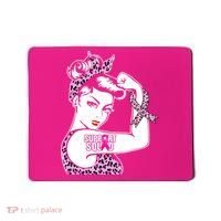 Support Squad Breast Cancer Warrior Pink Ribbon Leopard Mousepad thumb 0