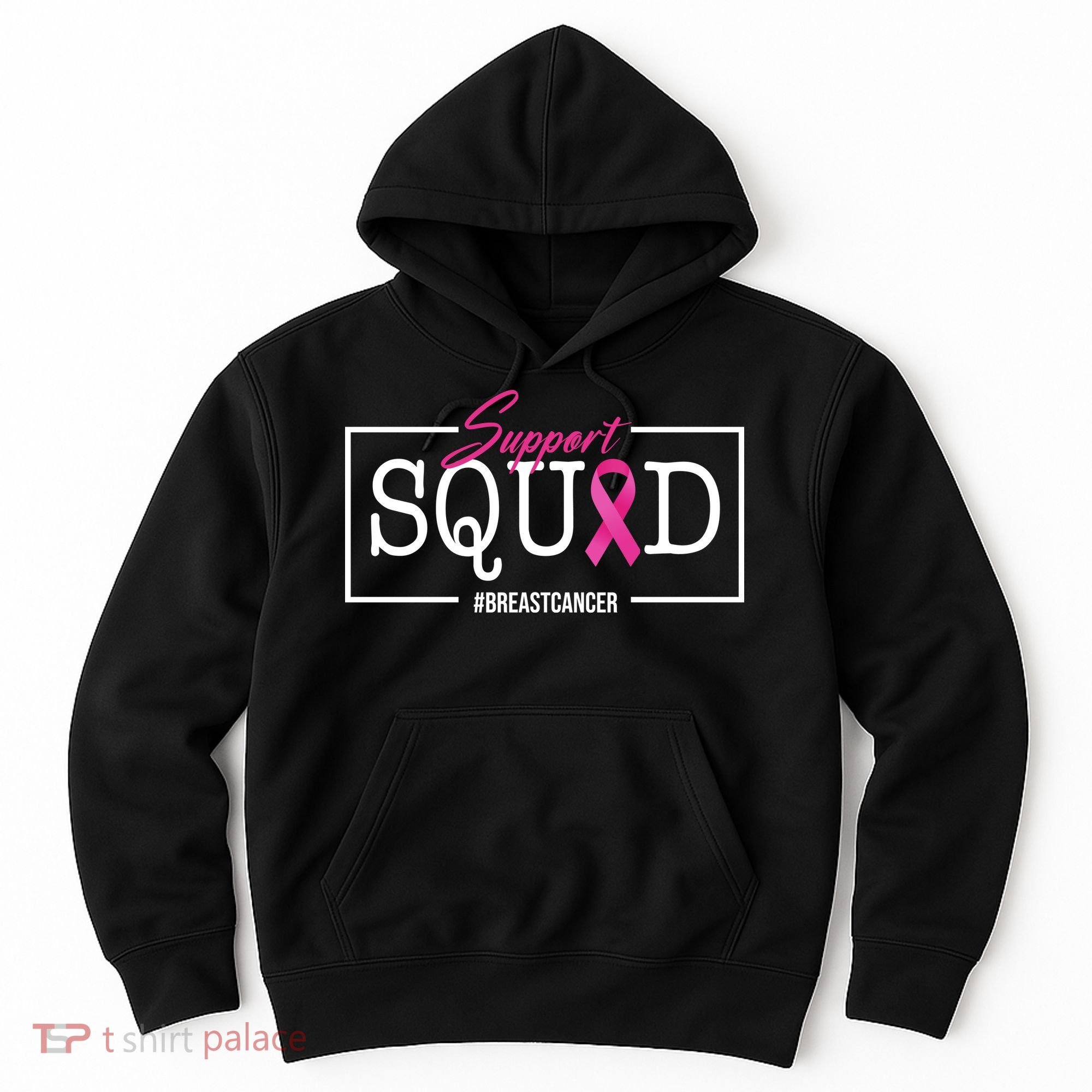 Support Squad Breast Cancer Hoodie