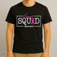 Support Squad Breast Cancer T-Shirt thumb 3
