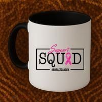 Support Squad Breast Cancer Coffee Mug thumb 2