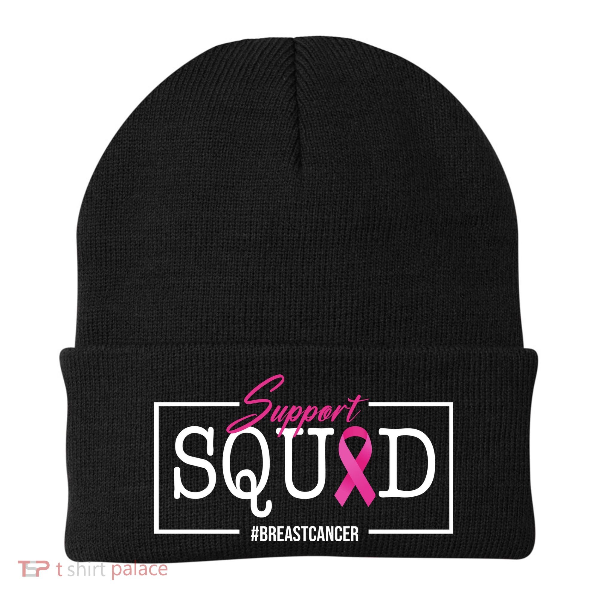 Support Squad Breast Cancer Beanie