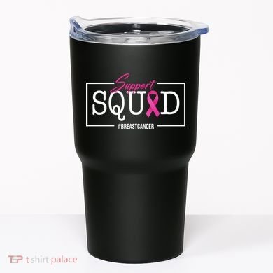 Support Squad Breast Cancer Tumbler