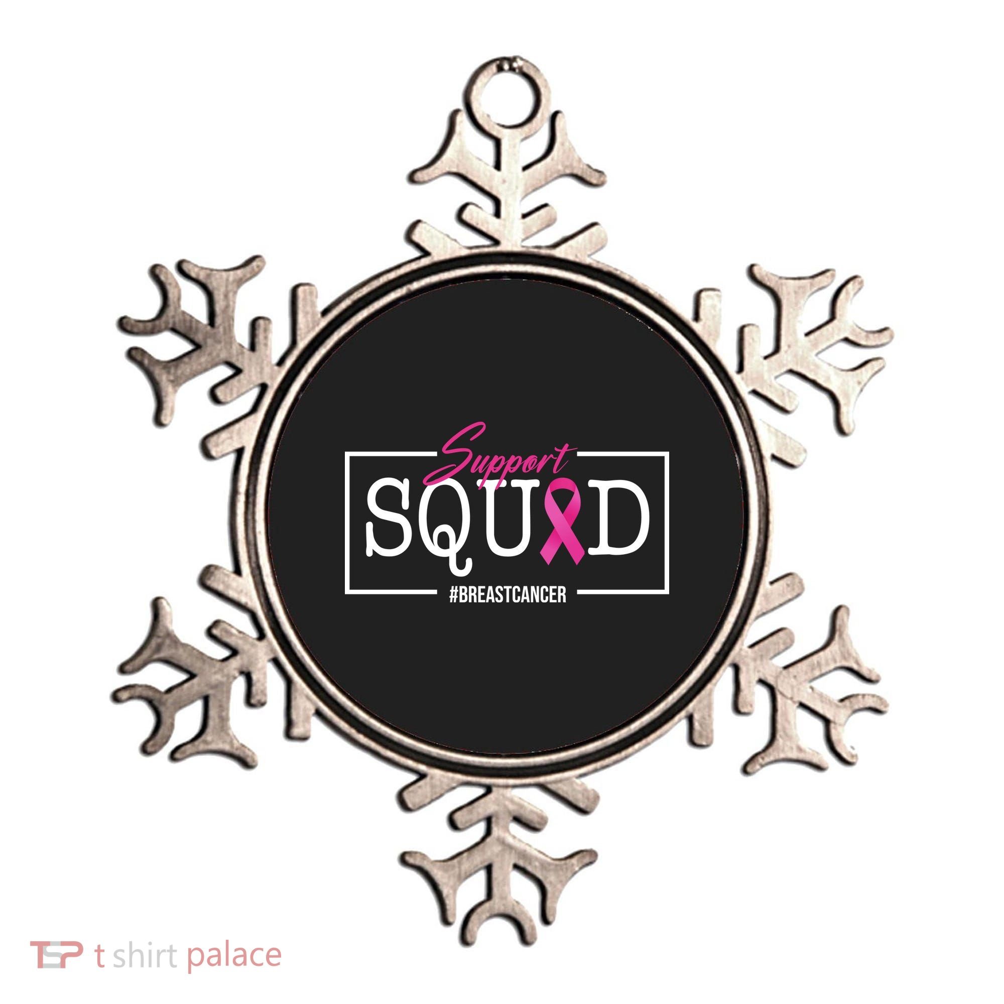 Support Squad Breast Cancer Ornament
