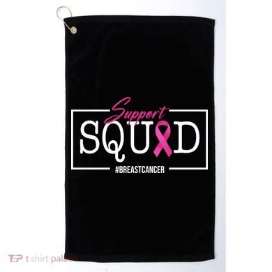 Support Squad Breast Cancer Golf Towel