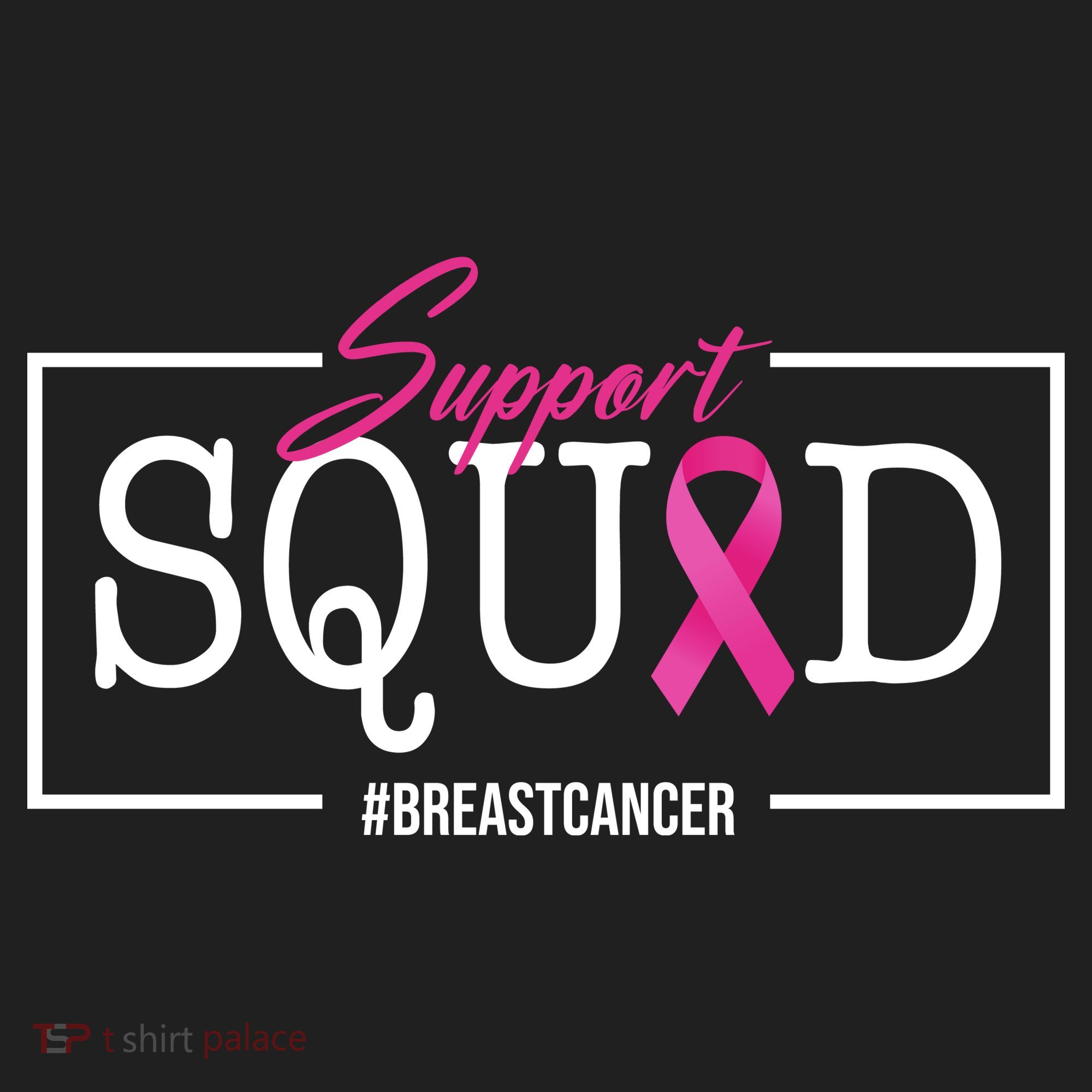 Support Squad Breast Cancer Golf Towel