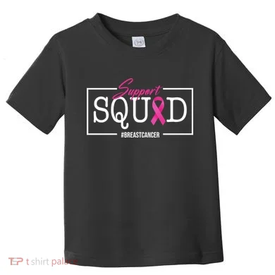 Support Squad Breast Cancer Toddler T-Shirt