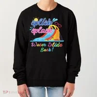 Splish Splash Bash Waterslide Summer Pool Birthday Party Women's Sweatshirt thumb 0