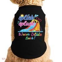 Splish Splash Bash Waterslide Summer Pool Birthday Party Doggie Tank thumb 0