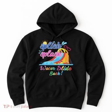 Splish Splash Bash Waterslide Summer Pool Birthday Party Hoodie