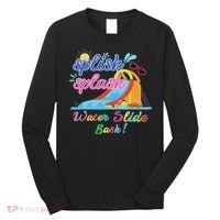 Splish Splash Bash Waterslide Summer Pool Birthday Party Long Sleeve Shirt thumb 0