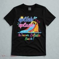 Splish Splash Bash Waterslide Summer Pool Birthday Party T-Shirt thumb 5