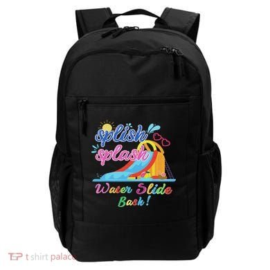 Splish Splash Bash Waterslide Summer Pool Birthday Party Backpack