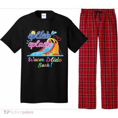 Splish Splash Bash Waterslide Summer Pool Birthday Party Pajama Set