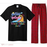 Splish Splash Bash Waterslide Summer Pool Birthday Party Pajama Set thumb 0