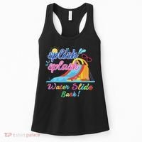 Splish Splash Bash Waterslide Summer Pool Birthday Party Women's Tank Top thumb 0
